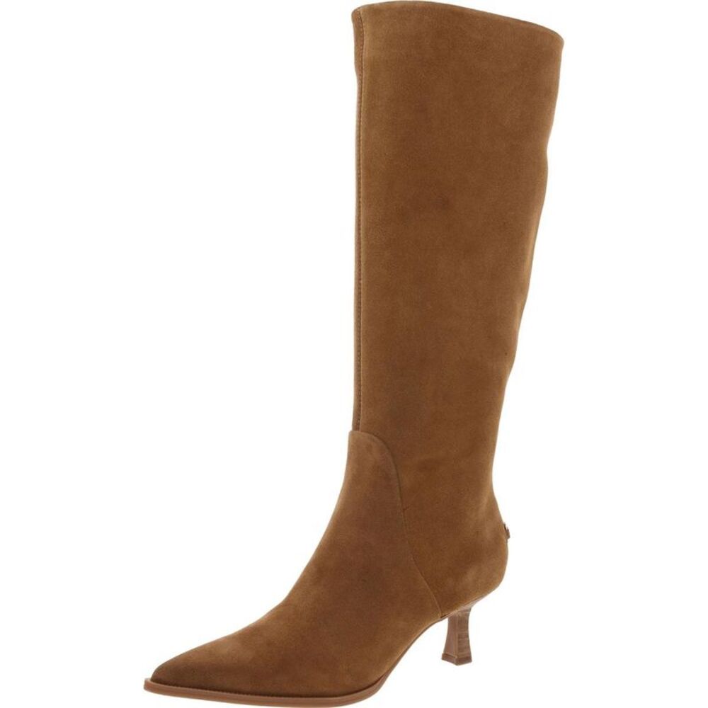 Circus by Sam Edelman Womens Yulia Tan Leather Knee-High Boots Shoes NWOB